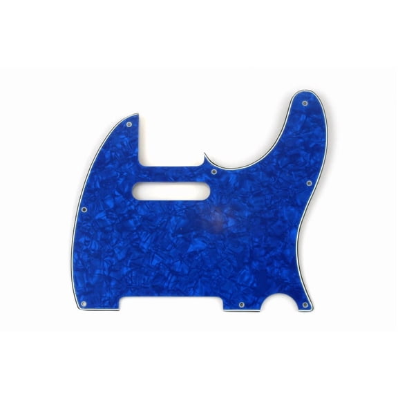 Blue Pearloid Pickguard for Telecaster