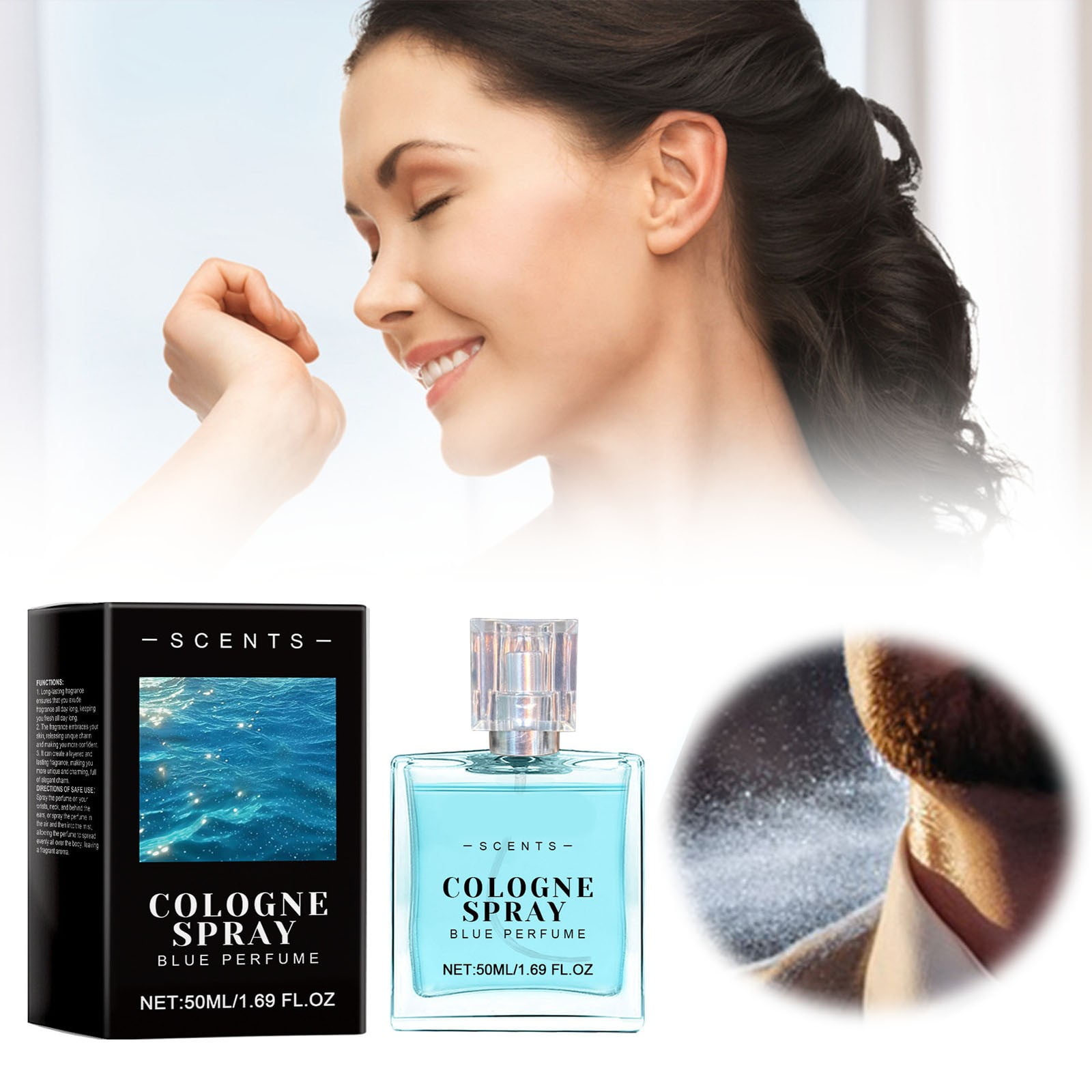 Blue Perfume Natural Light Fragrance Fresh Fragrance Charm Amber Long