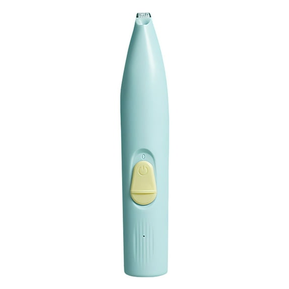 Blue Pet Paw Hair Trimmer Low Noise Electric Grooming Clipper With Led Light For Dogs Cats Foot Shaver 10Ml