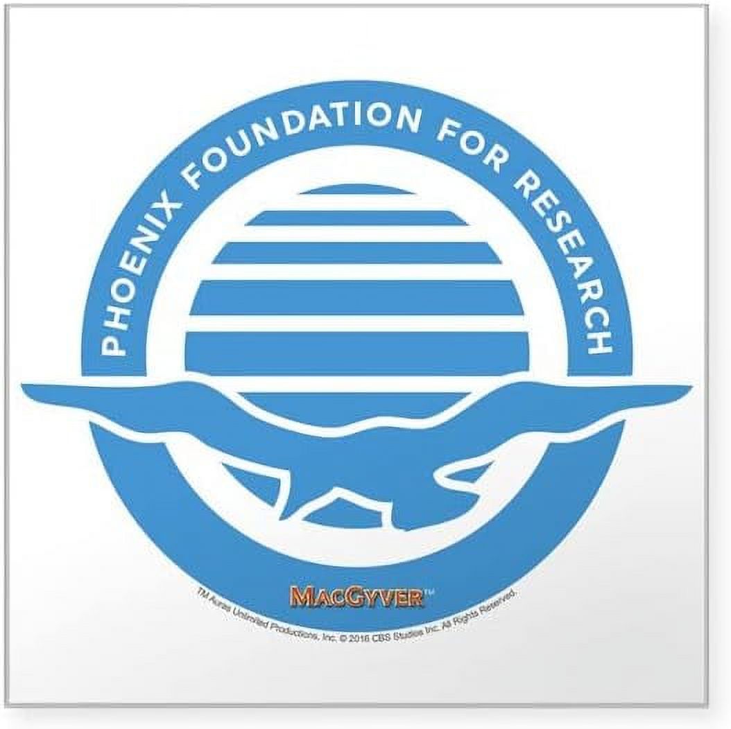 Blue Phornix Square Sticker 3 X 3 Square Bumper Sticker Car Decal