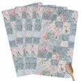 thumbnail image 1 of Blue Pink Botanical Kitchen Towel Dish Cloths Set of 4, Microfiber Soft Kitchen Hand Towels, Spring Floral Vintage Absorbent Quick Drying Dishcloths 18 x 28 Inches, 1 of 8