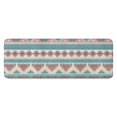 thumbnail image 1 of Blue and Pink Diamond Shaped Boho Pattern Kitchen Rug Mat,Kitchen Runner Rugs Non Skid Washable,Decorative Kitchen Floor Mats for Kitchen,Sink,Laundry,17"x47.2", 1 of 7