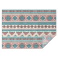 thumbnail image 1 of Blue and Pink Diamond Shaped Boho Pattern Rectangle Tablecloth 60"x84",Waterproof Polyester Rectangle Table Cloth, Wipeable Spillproof Polyester Tablecloth for Dining, Camping, Indoor and Outdoor, 1 of 5