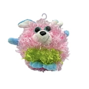 Blue Pink & Green Puppy Whoorah Friends Plush by Ganz