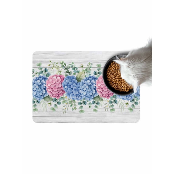 Blue Pink Hydrangea Doormat Non Slip Diatomaceous Earth Door Mat ...