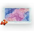 thumbnail image 1 of Blue Pink Marble Aquarium Background, Art Abstract Pink Gold Line Marble Terrarium Background, Coloful Marble Glass Terrarium Background with 8 EVA Double-Sided Tape, 48X20IN, 1 of 5