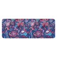 thumbnail image 1 of Blue Pioneer Flower and Paisley Pattern Kitchen Rug Mat,Kitchen Runner Rugs Non Skid Washable,Decorative Kitchen Floor Mats for Kitchen,Sink,Laundry,17"x47.2", 1 of 7