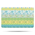 thumbnail image 1 of Blue Pioneer Flower Striped Pattern Bathroom Rugs Mat,Non Slip Microfiber Bathroom Rug,Rubber Backing,Soft Bathroom Mats for Bathroom Floor,Tub and Shower,20x32in(50x80cm), 1 of 4