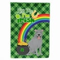 thumbnail image 1 of Blue Pit Bull Terrier St. Patrick's Day Flag Garden Size, 1 of 3