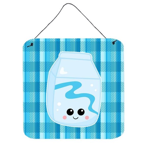 Blue Plaid & Milk Wall or Door Hanging Prints