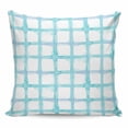 thumbnail image 1 of Blue Plaid Pillow Covers 24x24 Inch Decorative Throw Pillow Cover, Farmhouse Buffalo Check Stripes Modern Geometric Sofa Pillowcases Accent Cushion Case Home Decor Bedroom Living Room, 1 of 6