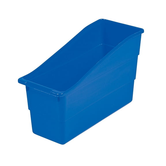 Blue Plastic Book Storage - Educational - 6 Pieces