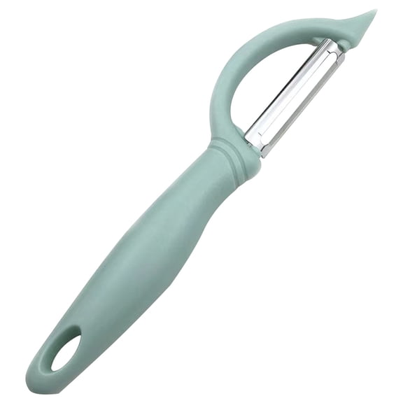 Blue Plastic Fruit Peeler, Stainless Steel Blade Vegetable Scraper, Kitchen Potato Carver For Carrot Ginger