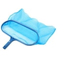Blue Plastic Leaf Skimmer Fine Mesh Net Deep Bag Swimming Pool Pond Tub