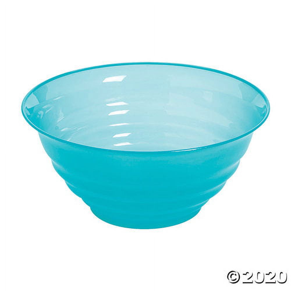 Blue Plastic Serving Bowls