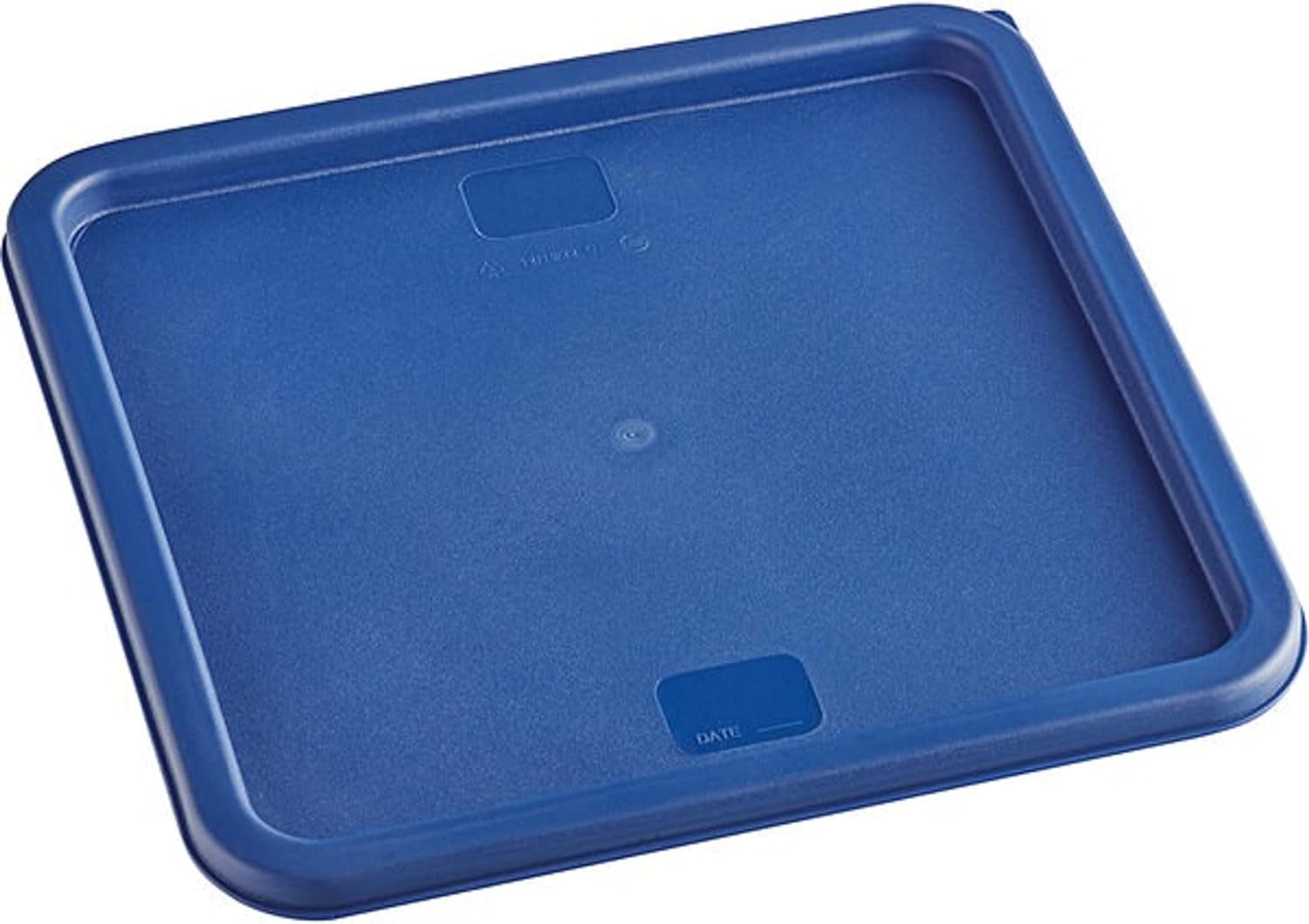  Blue Plastic Square Container Lid fits 12, 18 and 22 Qt. Square Food
