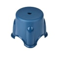 thumbnail image 1 of Blue Plastic Stool for Household Use, Mini Stackable Stool with Anti-Slip Bottom, Compact Seat for Bathroom Kitchen Camping, Lightweight and Durable Design, 1 of 7