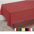 thumbnail image 1 of Blue Plastic Table Cover - 108" x 54", 1 of 2