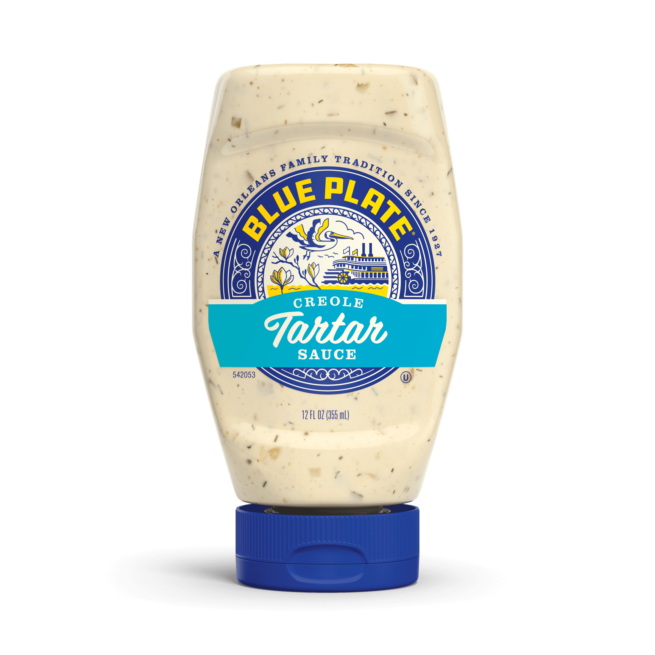 Blue Plate Creole Tartar Sauce, 12 fl oz Squeeze Bottle