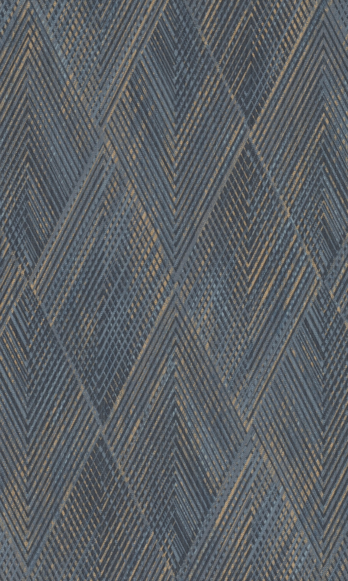 Photo inspiration: Gallery Detail: Blue Playful Textured Geometric Wallpaper