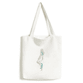 thumbnail image 1 of Blue Plump Beauty Woman Tote Canvas Bag Shopping Satchel Casual Handbag, 1 of 3