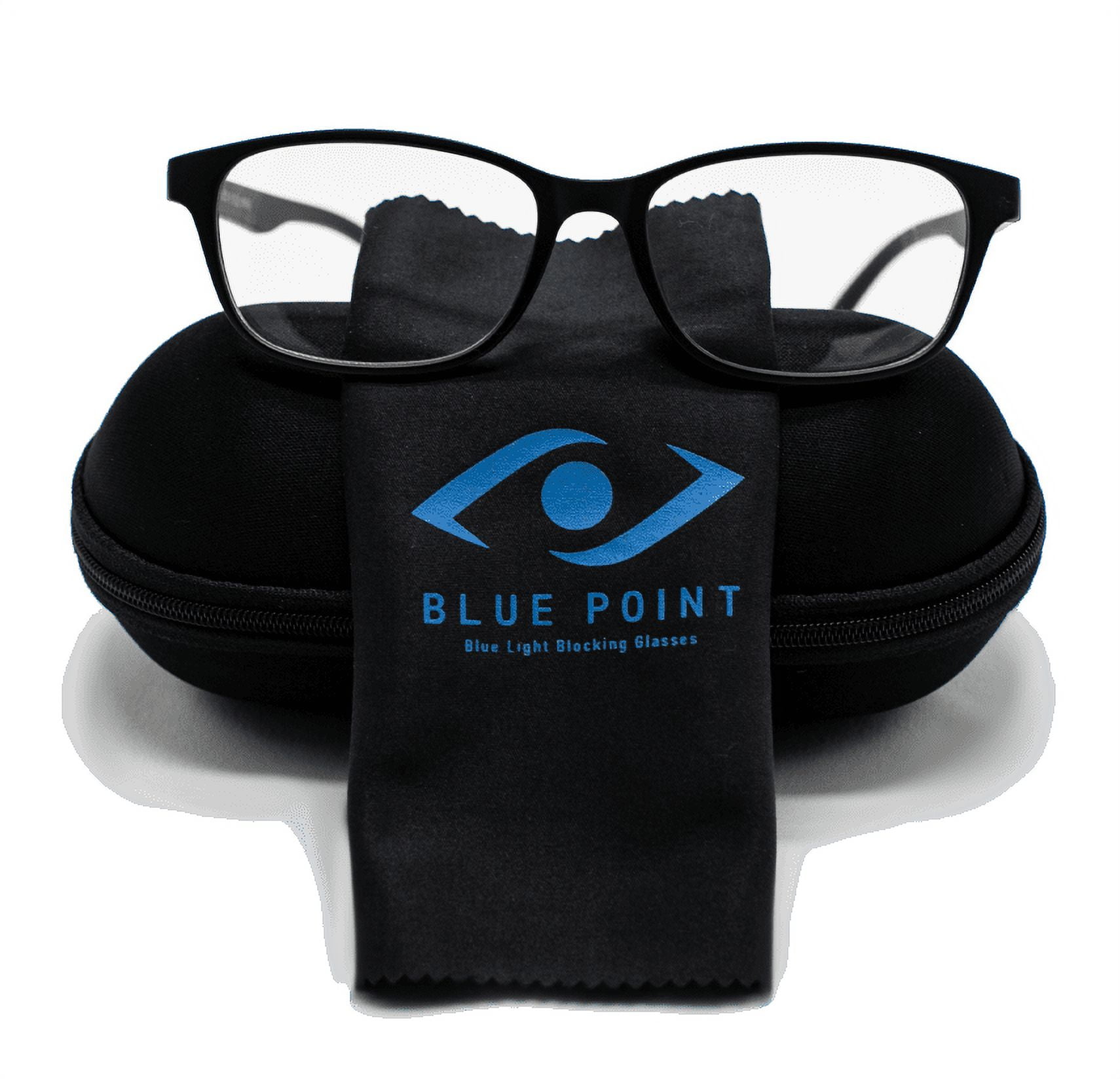 Blue Point Glasses Blue Light Blocking Glasses Reduces Glare and Eye Strain Better Sleep Cycles Eye Protection Walmart