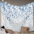 thumbnail image 1 of Blue Polka Dot Large Tapestry for Bedroom Wall Hanging Tapestry, Abstract Modern Art Dots Watercolor Ceiling Backdrop Tapestries Poster Blanket Wall Decor for Teens Room Living Room Dorm 86" x 104", 1 of 8