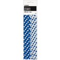 thumbnail image 1 of Blue Polka Dot Paper Straws, 10ct, 1 of 1