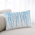 thumbnail image 1 of Blue Polka Dots Throw Pillow Covers, Watercolor Abstract Art Retro Soft Breathable Pillow Cases with Invisible Zipper for Sleeping, Toddler Pillowcases for Couch Bed Sofa Chair 12x20 Inches, 1 of 9