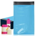 thumbnail image 1 of Blue Poly Mailers, 2 Mil Opaque Waterproof Self-Seal, 1000 Count, 7.5 x 10.5 in, 1 of 7
