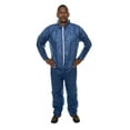 thumbnail image 1 of Blue Polypropylene Coverall, Elastic Wrist, Open Ankle, 1 of 1