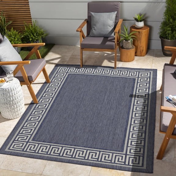 Blue, Polypropylene - Durable and Elegant - Living Room Decoration - Improve Aesthetic