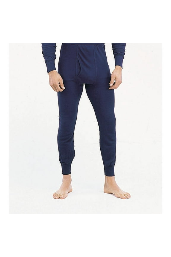Blue Polypropylene Thermal Long Underwear Pants/Bottoms
