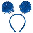 thumbnail image 1 of Blue Pom Pom Headbopper, 1 of 2