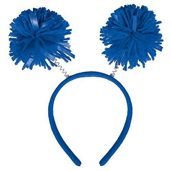 Blue Pom Pom Headbopper