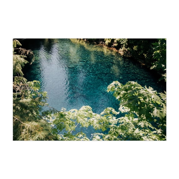 Blue Pool - Oregon Photography Unframed Wall Art Print 16 x 24 inches