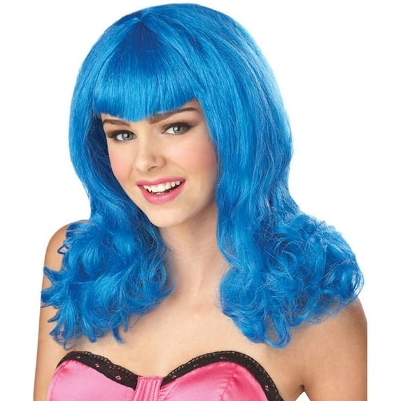 Teenage Diva Blue Wig