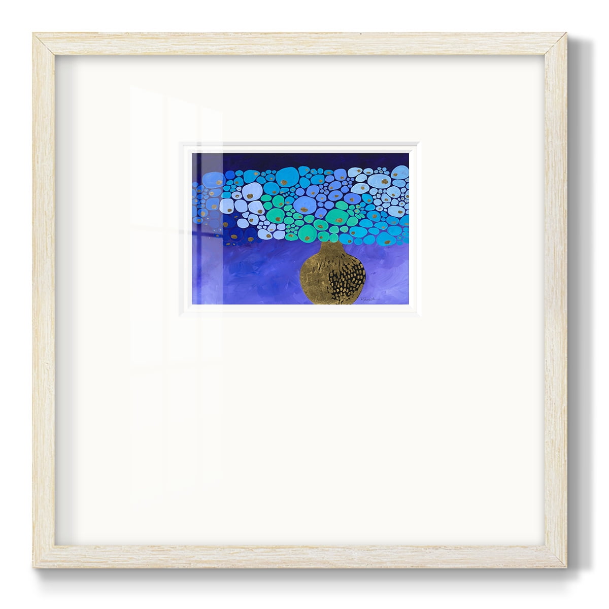 Blue Poppies II-Premium Framed Print