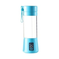 Blue Portable Blender Individual Juicer With Usb Rechargeable, 6 Blade System And Stainless Steel Material For Shakes, Smoothies And Sports Travel, 9.06X3.15X3.15In 0.57Lb