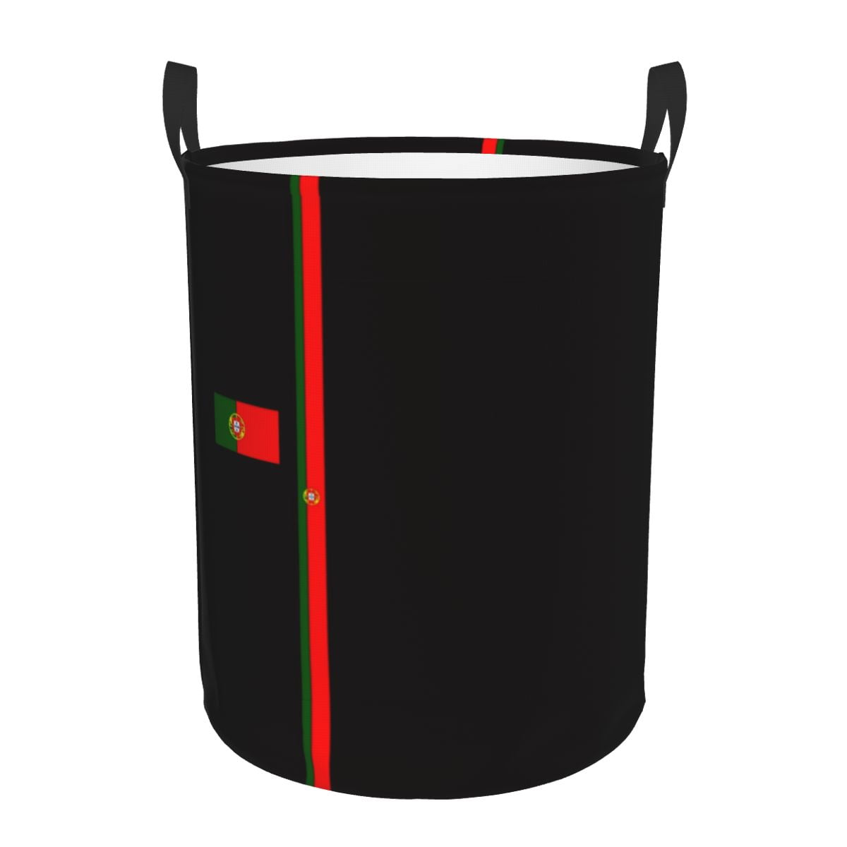 Blue Portuguese Tile Laundry Basket Foldable Large Clothes Storage Bin Portugal Azulejo Flower