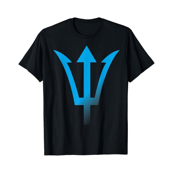 Blue Poseidon Symbol Trident T Shirt Ancient Greece Power, Unisex T-Shirt