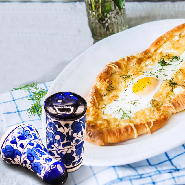 Blue Pottery Salt n Pepper Shaker