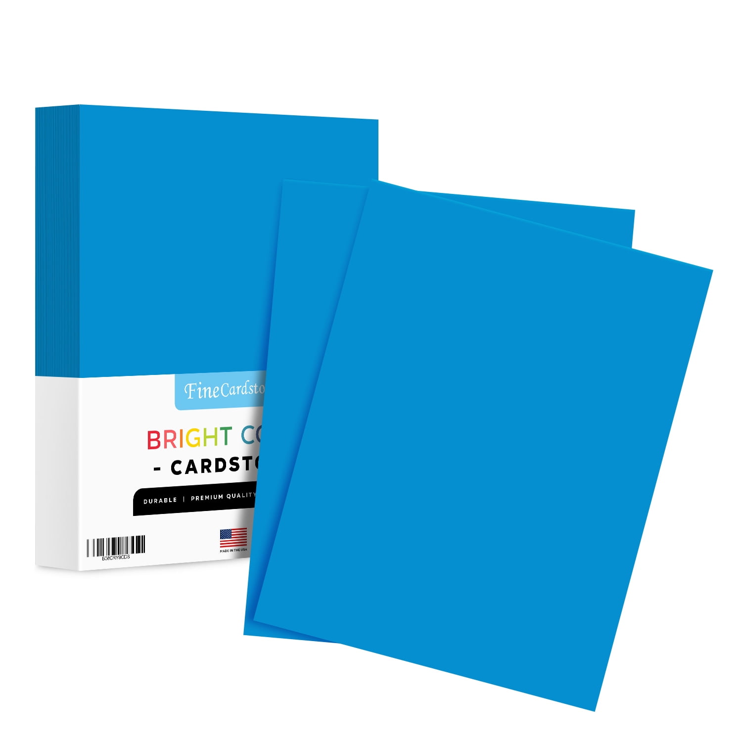 Blue Premium Colored Card Stock Paper | Medium Weight 65lb Cardstock, Perfect for School Supplies, Arts and Crafts | Acid and Lignin Free | 8.5 x 11 Inches | 250 Sheets