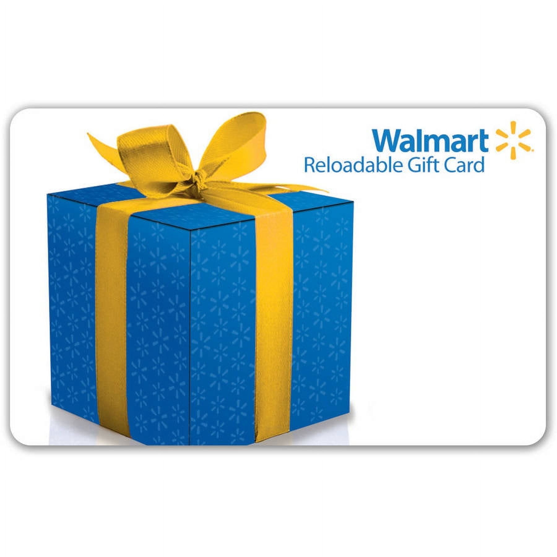 Blue Present Walmart Gift Card