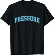 Blue Pressure Blue Color Graphic T-Shirt