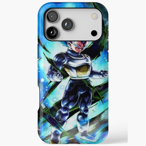 Blue Prince Saiyan Art iPhone Case 17 16 15 14 13 12 11 Pro Max
