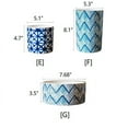 thumbnail image 1 of Blue Print Ceramic Vase Planter in Various Patterns, 1 of 12