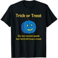 thumbnail image 1 of Blue Pumpkin Autism Awareness Trick or Treat Halloween T-Shirt, 1 of 4