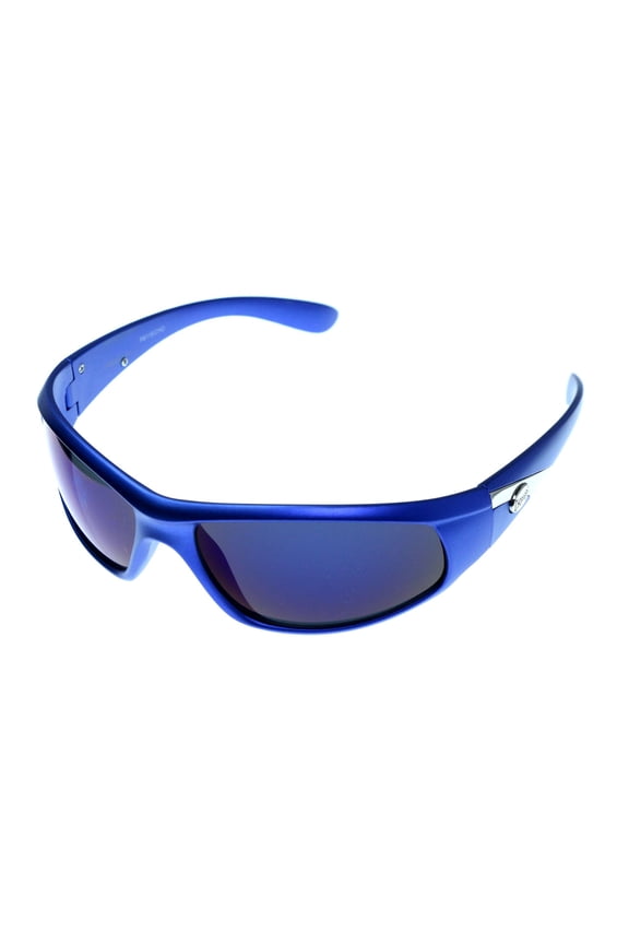 Blue & Purple Colored Acrylic Sport-Sunglasses With Logo Accents #3924