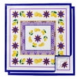 thumbnail image 1 of Blue Purple Lemons Cloth Napkins, Summer Watercolor Italian Style Flower Washable and Reusable Dinner Napkins Set of 2, Table Napkin for Kitchen Party Birthday Wedding Hotel Housewarming 20"x20", 1 of 9